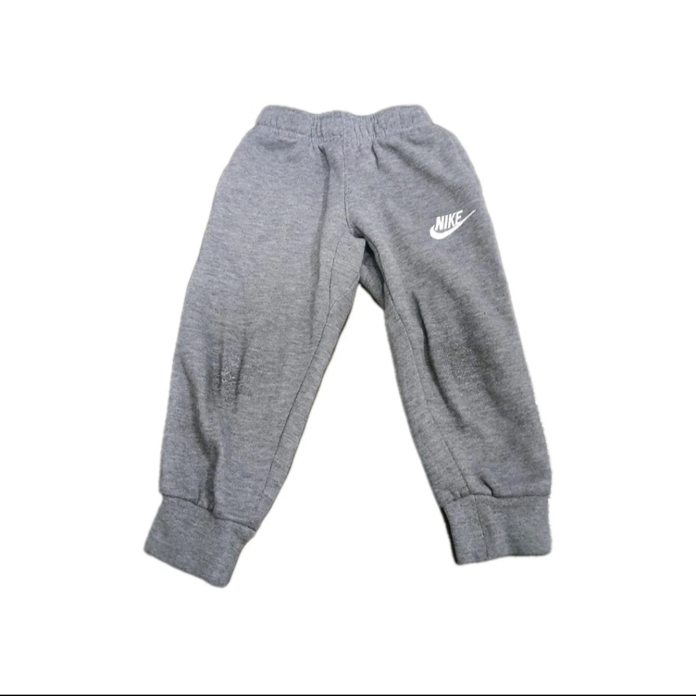 Nike little Boys Club Fleece Ribbed Cuff Jogger Pants Grey 2-3 Year